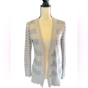 Banana Republic Striped Cardigan Size M